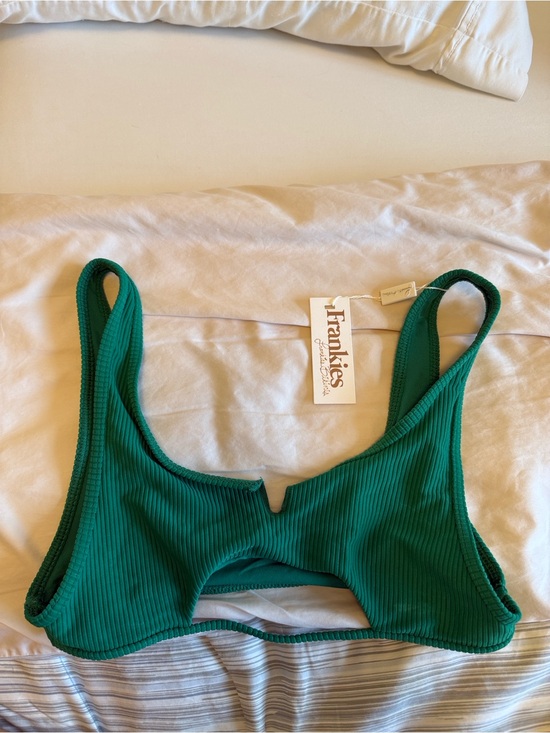 Frankie's Bikinis Other - Frankie's Bikinis Emerald Ribbed Tank Top NWT